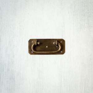 Handles Knobs Drawer Pulls: Brass Chest Handle