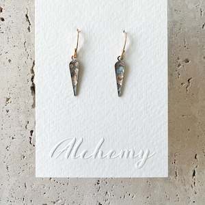 Alchemy Earrings: Alchemy Artisan Earrings | Pik [Gold Hooks]