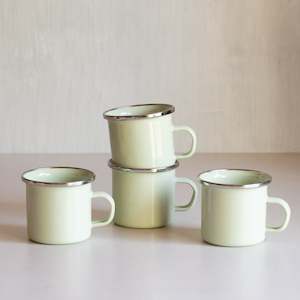 Enamel Mini Mug | Marvelous Minty Green | Set of 4