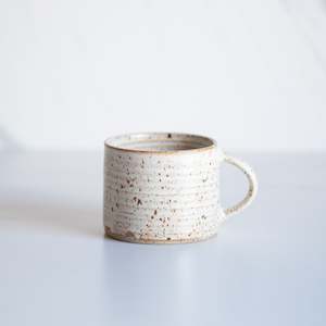 Anna Campbell | New Zealand Ceramics | Mug | Mottled White