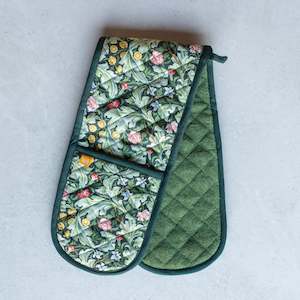 Oven Gloves (Organic Cotton)  | Leicester Wallpaper Print