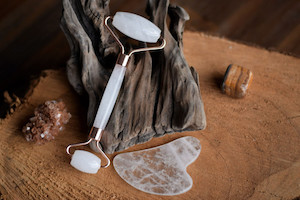 Clear Quartz Roller Set Food for the Soul