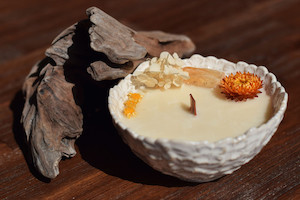 Occupational therapy: Small Candle Bowl - Citrine Food for the Soul