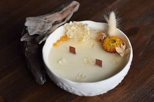 Deluxe Candle Bowl - Citrine Food for the Soul