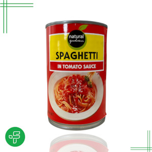 Natural Goodness Spaghetti In Tomato Sauce 425g