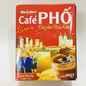 Cà Phê hòa tan Sữa Đá 3 in 1 - Cafe Phố - Instant Cafe 3in1 - 24g x10