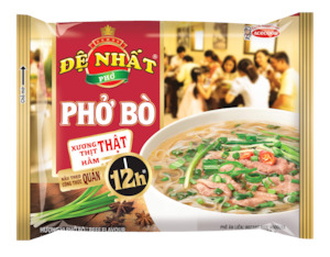 PHỞ BÒ BEEF FLAVOUR INSTANT RICE NOODLES ĐỆ NHẤT