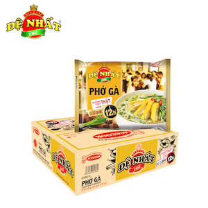 Food wholesaling: PHỞ GÀ CHICKEN FLAVOUR INSTANT RICE NOODLES ĐỆ NHẤT