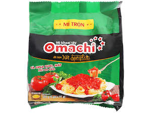 Mì Ăn Liền Omachi Xốt Spaghetti - 5 Pack