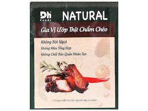 Food wholesaling: Gia vị ướp thịt chẩm chéo DH Food Natural gói 10g