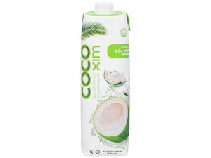 Nước dừa đóng hộp Cocoxim Xanh 1000ml - Cocoxim canned coconut water (G…