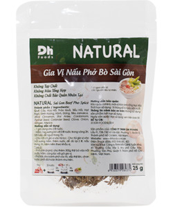 Food wholesaling: Gia Vị Nấu Phở Bò Sài Gòn - DH FOOD -24g - Beef Pho Spice (SAIGON STYLE)