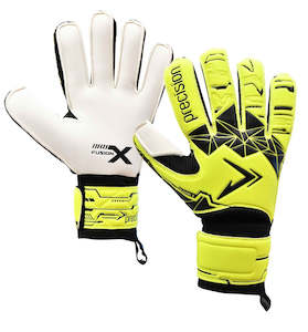 Precision Junior Fusion X Flat Cut Essential Goalkeeper Gloves