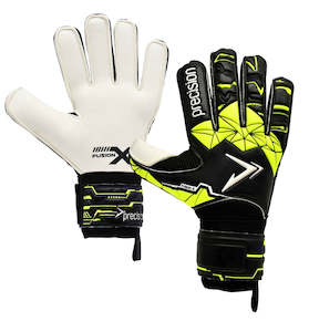 Precision Junior  Fusion X Flat Cut Finger Protect Goalkeeper Gloves