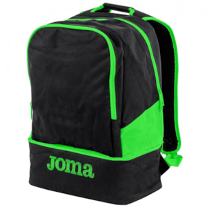 Melville United AFC Backpack Black/Fluro Green