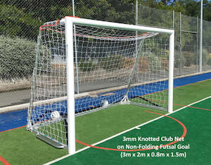 Junior Football Goal Net 3mm Knotted  4m x 2m - POA