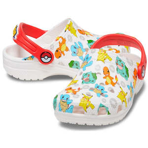 Crocs Kids - Youths Pokemon Classic Clog K White Multi Sandals