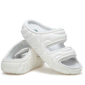 Crocs Classic Cozzzy Overpuff Puffer Sandal Slide White