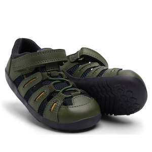 Shoe: Bobux IWalk IW Summit Action Sandal Forest Navy  637210