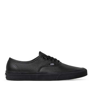 Vans - Authentic Leather Black/Black - womens mens unisex Clearance