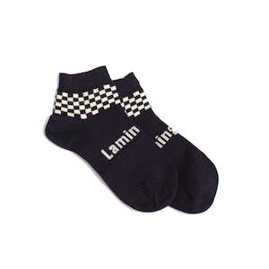 Lamington Ankle Socks Sail Navy Merino Wool Socks