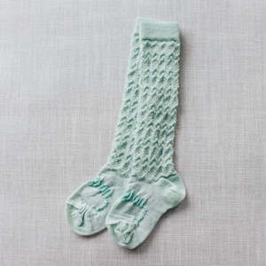 Lamington Meadow Knee High Merino Wool Socks