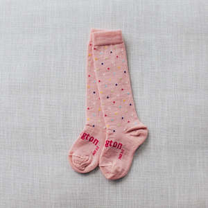 Lamington Hundreds & Thousands Spots Knee High Socks