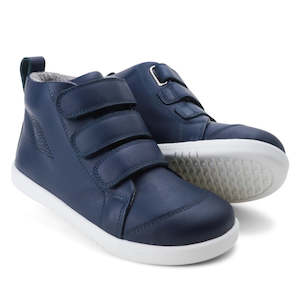 Shoe: Bobux Kids Plus KP Hi Court Navy Boot