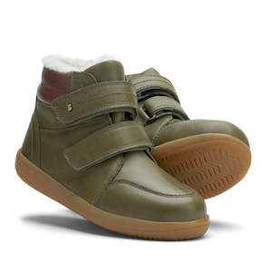 Bobux Kid+ Timber Arctic WATERPROOF Boot Olive 836007F