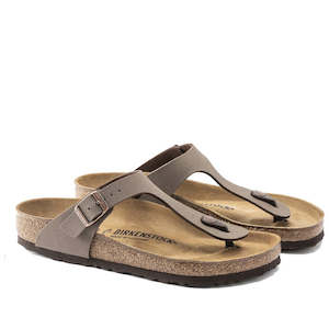 Birkenstock Gizeh Birko Flor Mocca Regular Width