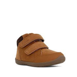 Shoe: Clarks Kids Max Leather Boot Tan