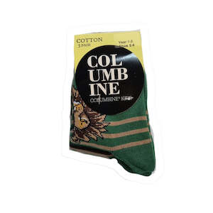 Socks Columbine 3 Pack Lion Green