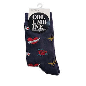 Columbine Socks Women's Nautical Love Mum 1 Pair