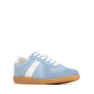 Shoe: EOS Melbaa Sky Suede Leather Lace Up Trainer