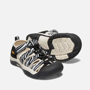 Keen Kids Newport H2 Black Zebra Star Closed Toe Sandal