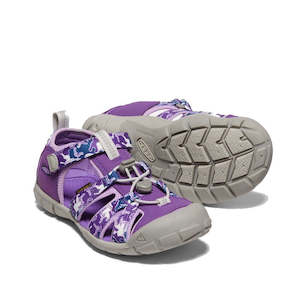 Shoe: Keen Big Kids - Seacamp 11 CNX Camo Tillandsia Purple