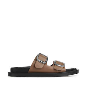 Shoe: Los Cabos Womens Slide Ando with Arch Support Mushroom