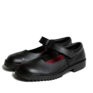 Shoe: Mckinlays Molly Girls School Shoe Black leather