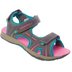 Shoe: Merrell Panther Girls Kids & Youths Sandals in Turquoise Pink us 11-4