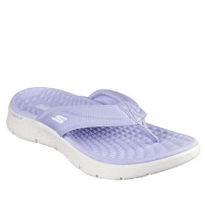 Shoe: Skechers -Go Walk Flex Sandal Impress Slide Periwinkle