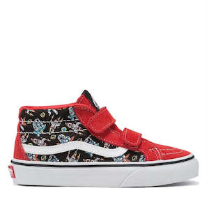 Vans Kids Sk8 Mid Reissue V DJ Rocket Jam Black Multi Trainer