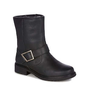 Shoe: Emu - Women's Duke Black WATERPROOF Boot