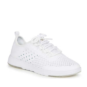 Shoe: Emu - Women's Miki Knitted Wool Sneakers Lace Up White