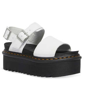 Shoe: Dr Martens Voss Quad Single Strap Sandal White