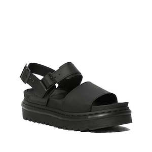 Dr Martens Voss Single Strap Mono Black Sandal