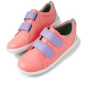 Shoe: Bobux KP Kid Plus Grass Court Ocean Coral 841008