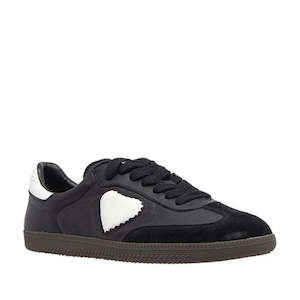 Alfie & Evie Una Black Leather Sneaker