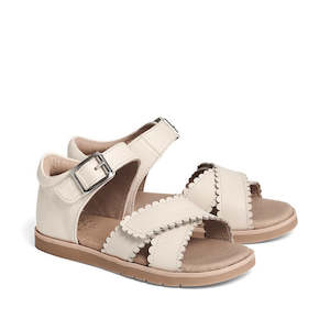 Shoe: Pretty Brave Willow Stone Off-White Kids Sandals Open Toe