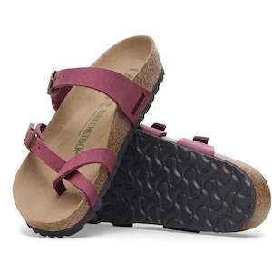 Shoe: Birkenstock Mayari Birkibuc Vegan Berry Crush Regular Width