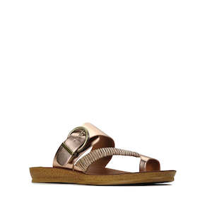 Shoe: Los Carbos Bria Rose Gold Light Flexible Sandal Jandal